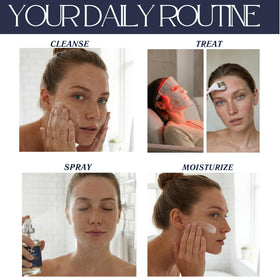 Vital Vibes microneedling ready serum mist promoting skin absorption