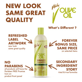 Vitale oat protein and botanical extracts nourish roots for stronger hair.