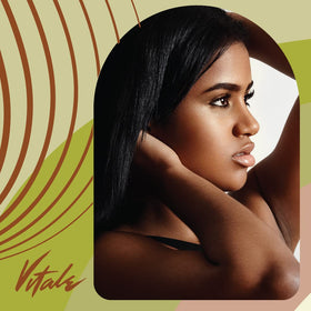 Vitale color-treated hair benefits from protective conditioning against heat.