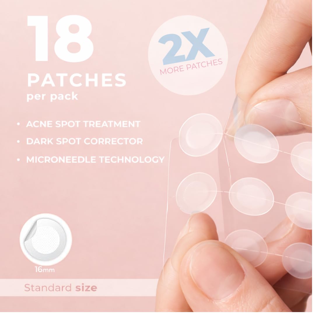 Vitalore Microdart Patch targets deep blemishes with precise microdarts.