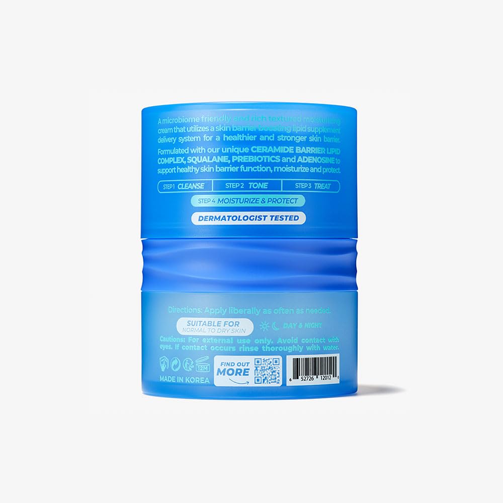 Vitamasques Barrier Cream packaging design conveys premium, clean Korean beauty.