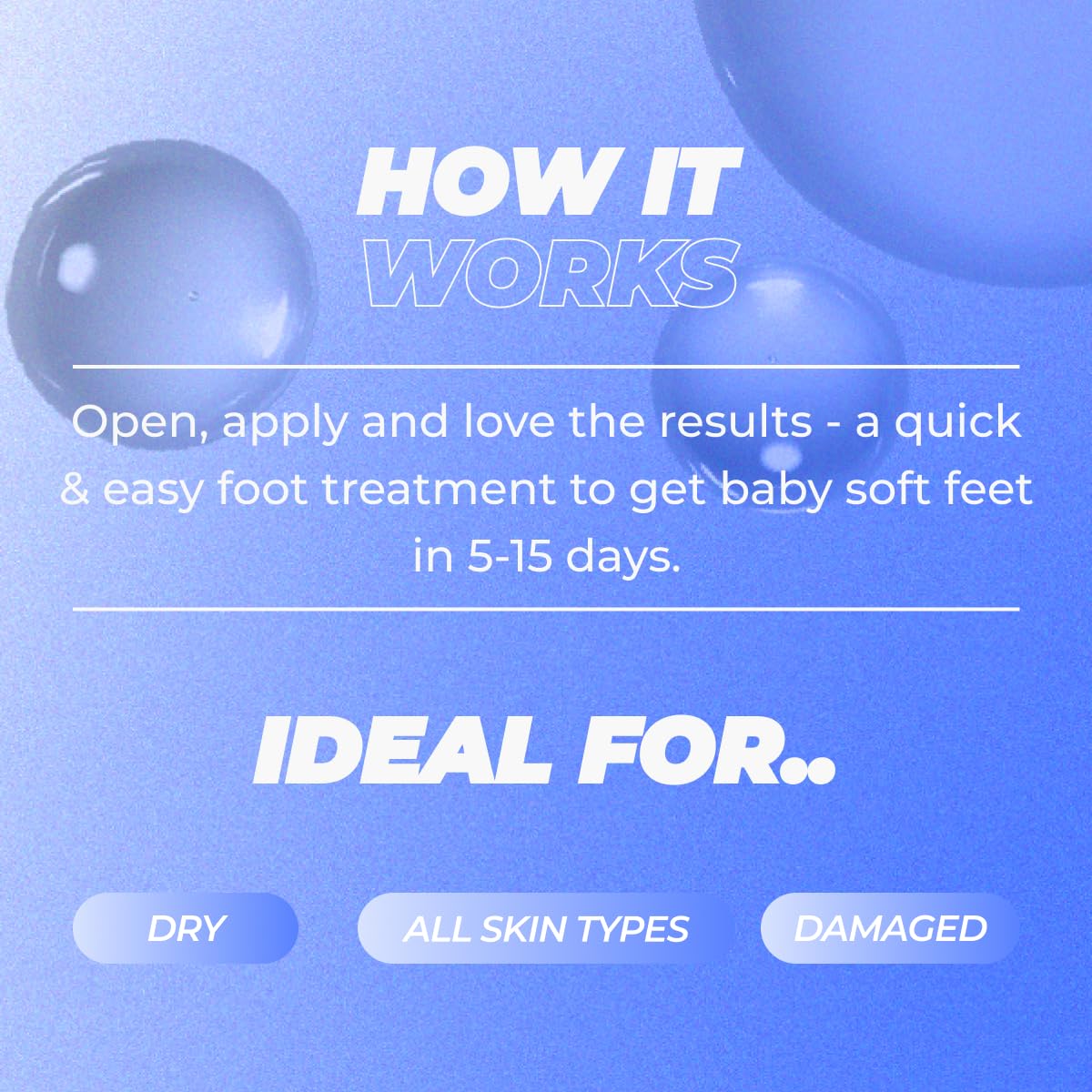 Vitamasques Five-pair set supports ongoing at-home foot care.