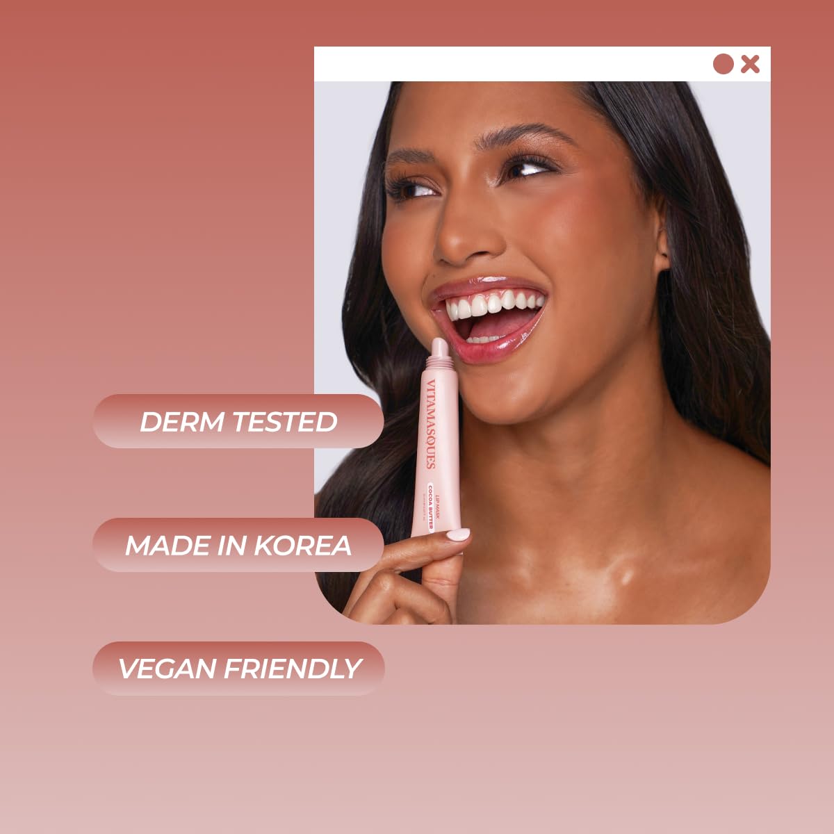 Vitamasques lip mask smoothing action helps recover very dry lips