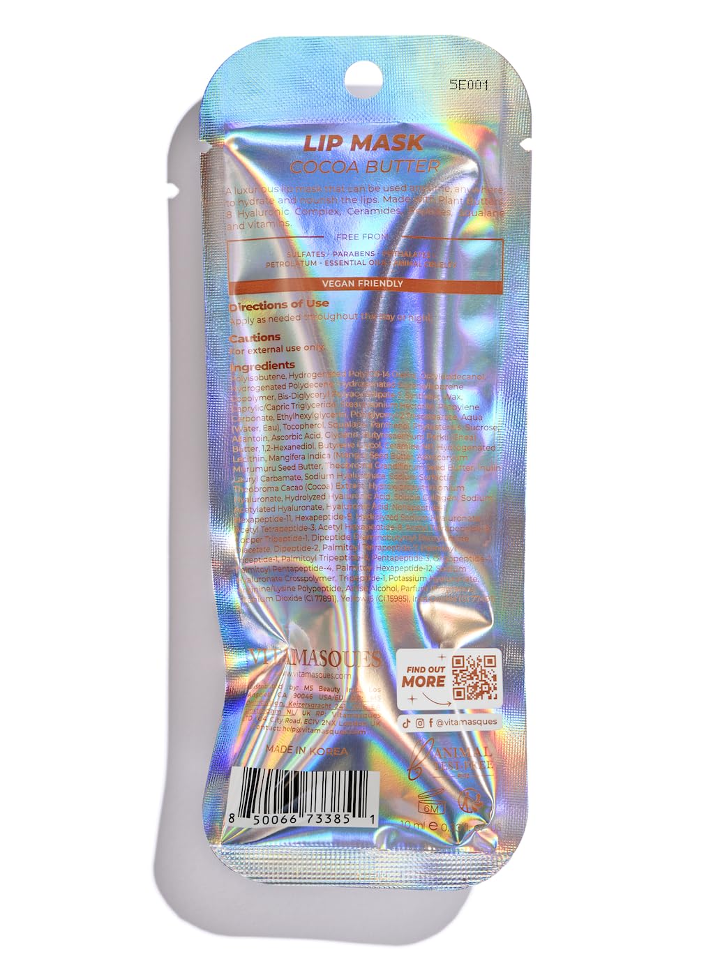 Vitamasques routine-friendly lip care enhances nightly self-care ritual