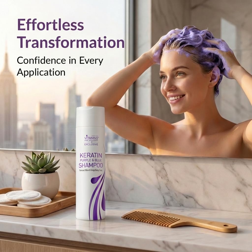 VITAMINS rich lather cleanses while preserving natural oils for healthy hair