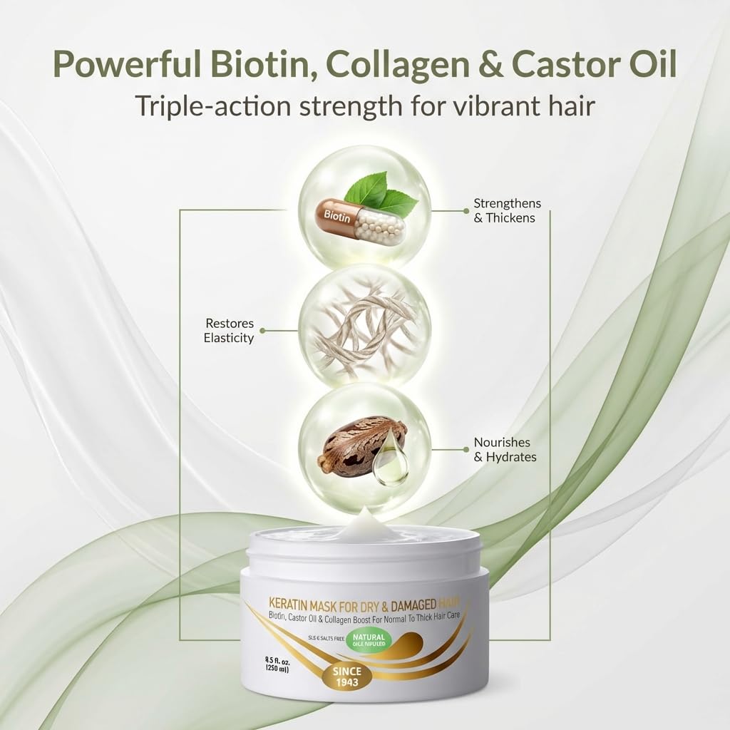 VITAMINS deep-conditioning texture closeup reveals rich moisture and shine