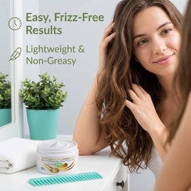 VITAMINS split ends repair closeup suggests smoother ends