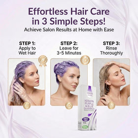 VITAMINS keratin shampoo with argan and jojoba nourishes dry hair