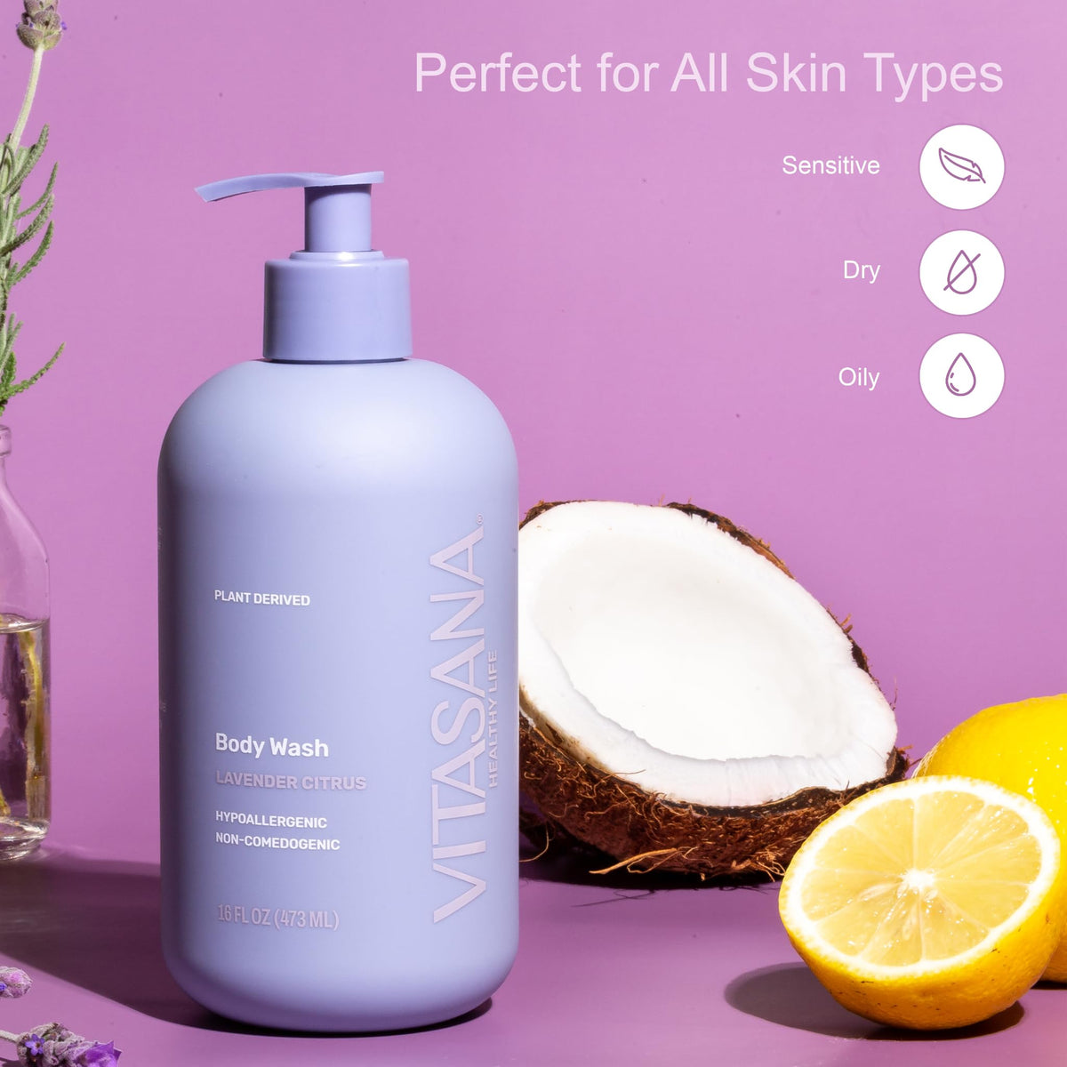 Vitasana cruelty-free label emphasizes ethical, animal-friendly skincare.