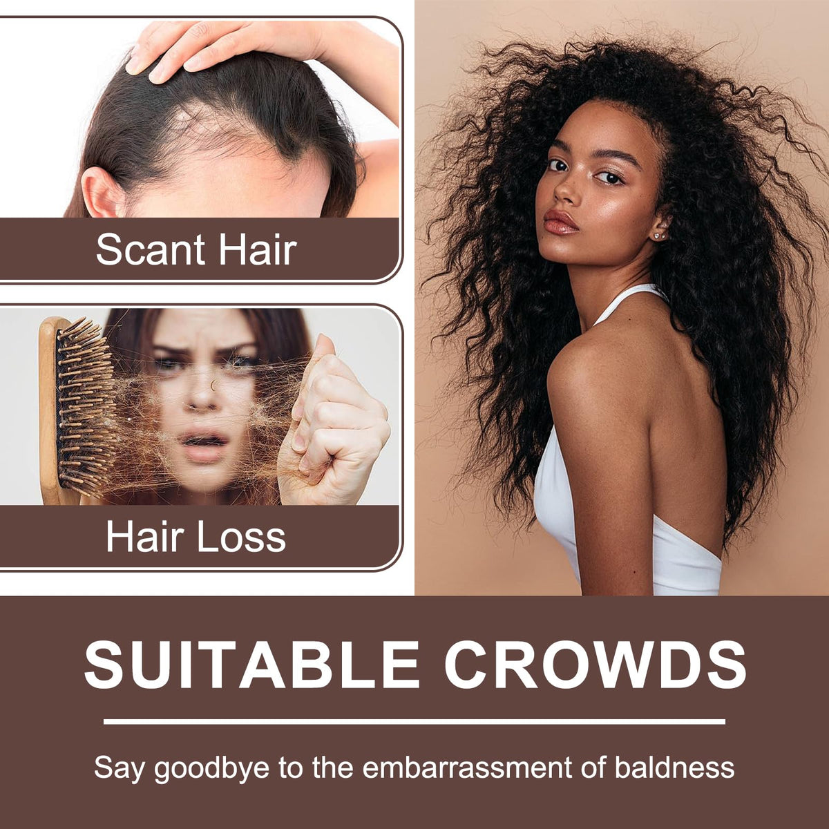 VITASHYNX adjustable-band wig cap provides snug fit for most head sizes