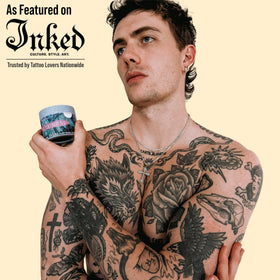 VITIUM Tattoo Butter creamy texture demonstrates quick absorption and non-greasy feel.