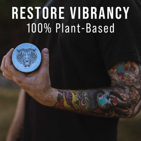 VITIUM Tattoo Butter suitable for new tattoo soothing and post-ink comfort.