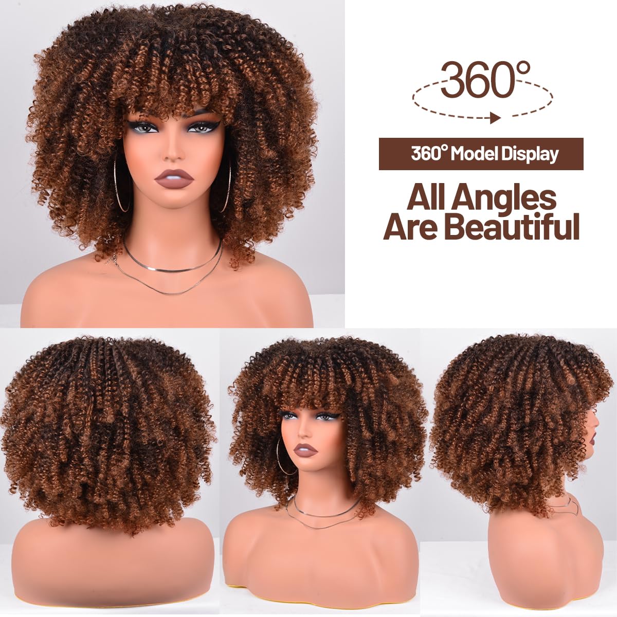 Vitorish heat-resistant fiber closeup highlights natural look.
