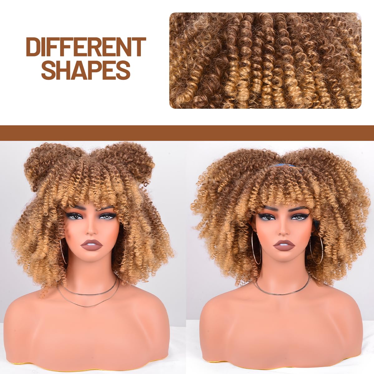 Vitorish lightweight 280g wig offers a natural feel without heaviness.