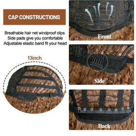 Vitorish ombre blonde color adds fashionable, versatile styling options.