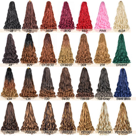 Vitorish pre-stretched spiral curls 22inch for easy, natural-looking weave.