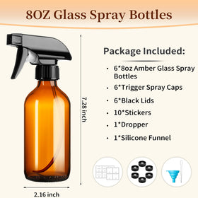 Vitreaux adjustable-nozzle spray bottle showing versatile mist and directed spray