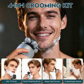 Vitreousleaf shaver supports wet and dry shave with easy rinsing