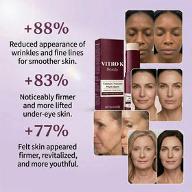 Vitro K Beauty Stick used around the eye area for gentle moisturization.