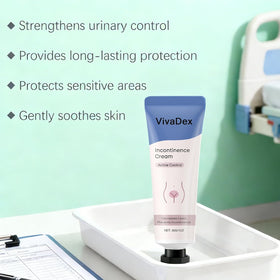 Cream texture appears light and breathable when massaged into skin