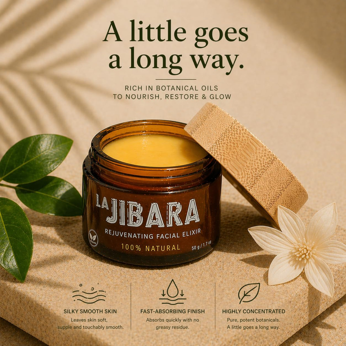 Application on the cheek shows smooth, even spread for daily rituals