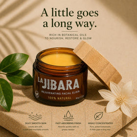 Application on the cheek shows smooth, even spread for daily rituals
