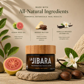 LA JIBARA balm melt on skin demonstrates silky texture and fast absorption