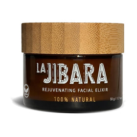 Viva La Earth LA JIBARA jar close-up for deep hydration and radiant skin