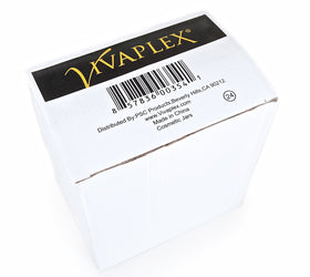 Vivaplex 2oz white cosmetic jar close-up showing inner liner for airtight storage.
