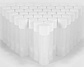 Vivaplex clear lip balm tubes suit DIY cosmetics kits.