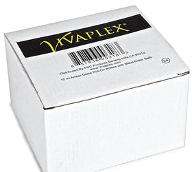 Vivaplex amber roll-on bottle with black cap for easy application