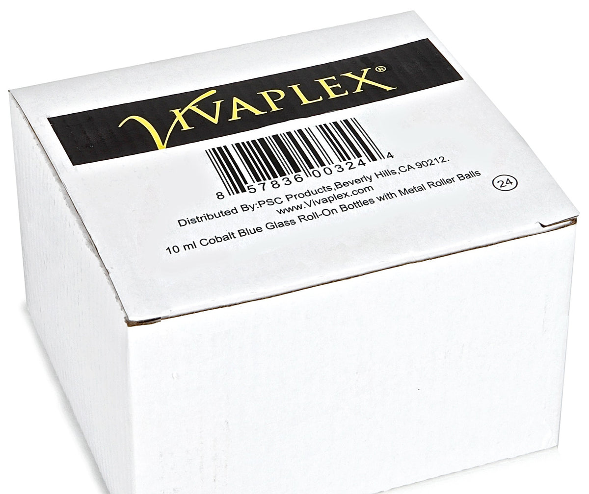 Vivaplex stainless steel roller balls provide smooth, even application.
