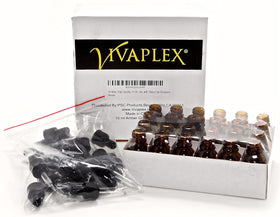 Travel-friendly Vivaplex amber bottles protecting contents on the go