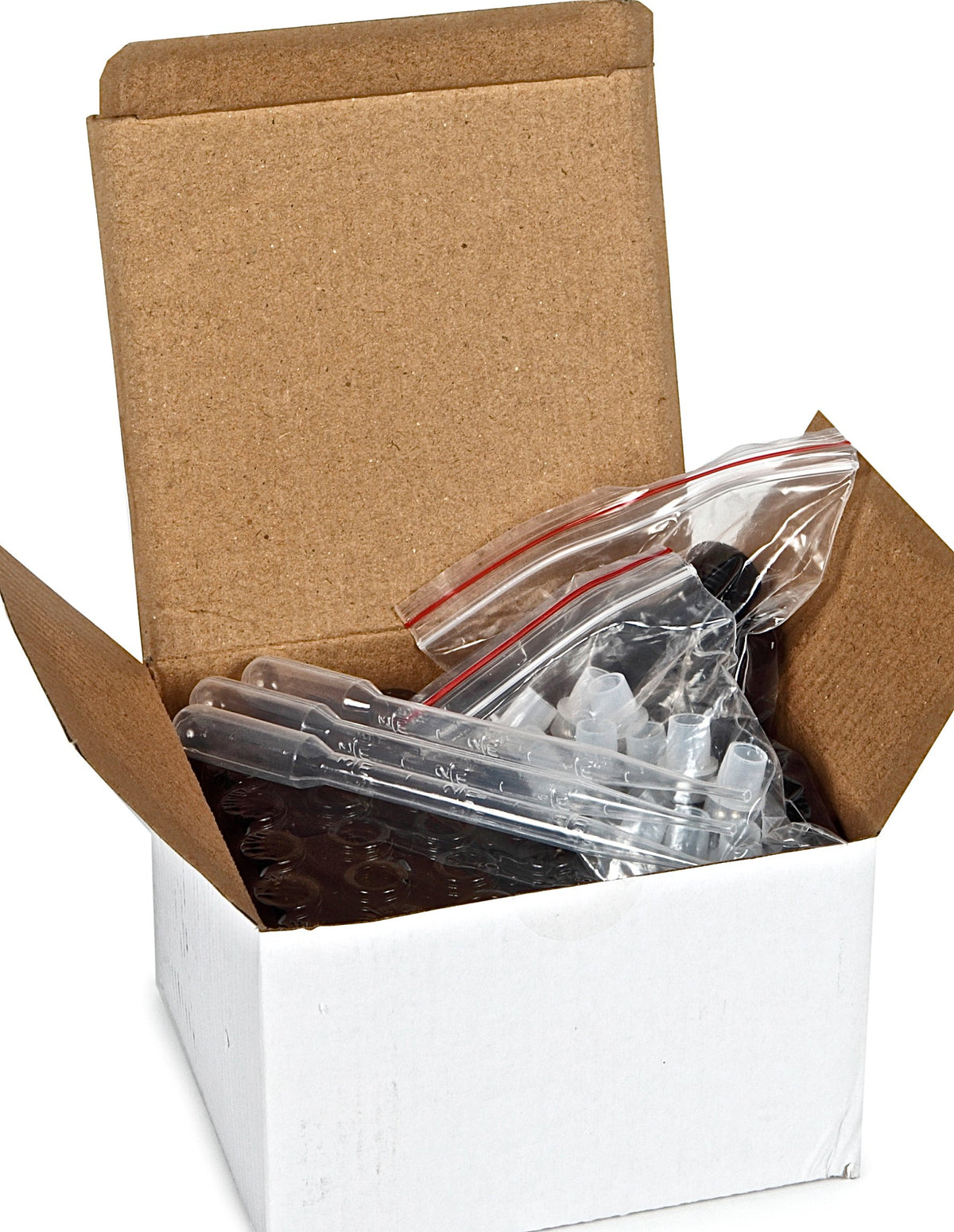 Vivaplex travel-ready amber glass kit fits easily in a purse