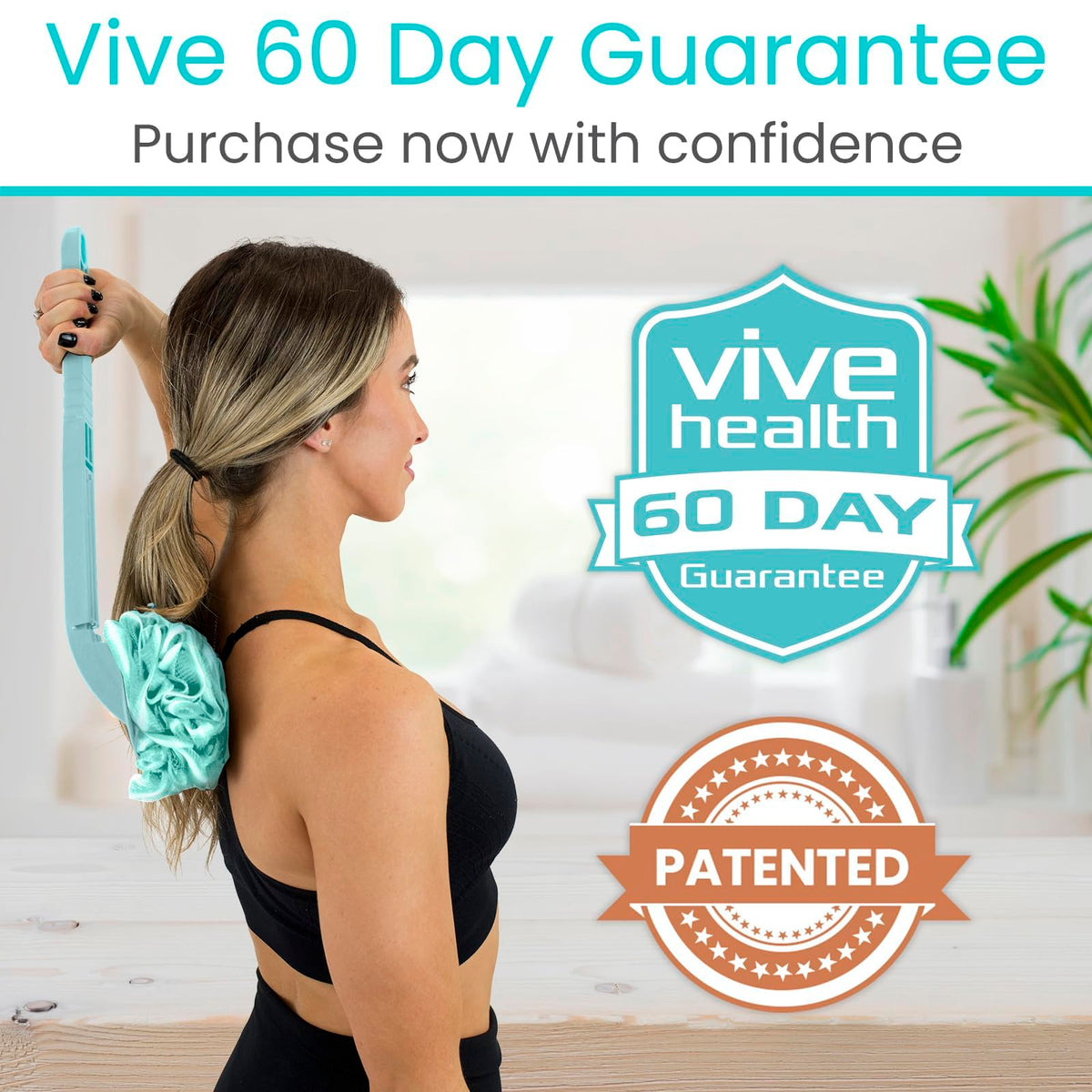Vive 60-day guarantee supports confident shopping after purchase.