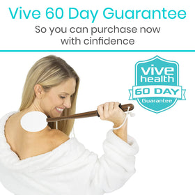 Vive Lotion Applicator waterproof coating protects tool during bathroom use