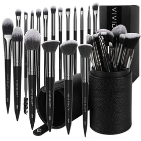 VIVID BEAUTY brushes full kit for even foundation application.