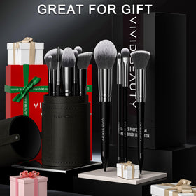 VIVID BEAUTY compact travel case fits easily in bags.