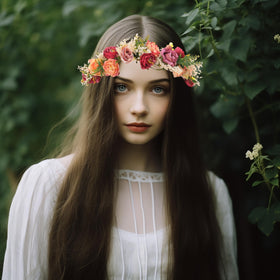 Vivivalue flower crown for festivals combines lightweight design with boho charm