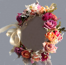 Vivivalue women's crown with adjustable ribbon for comfortable fit