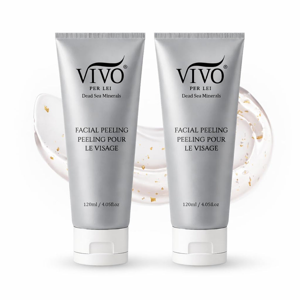 Vivo Per Lei facial peeling gel packaging showing a gentle exfoliant