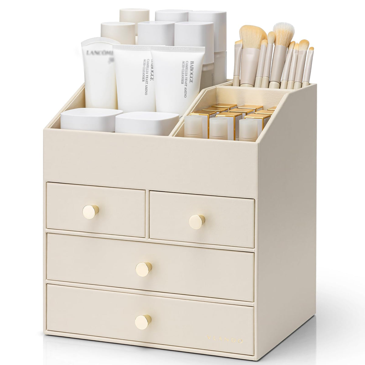 VLANDO makeup organizer countertop with large capacity to reduce clutter