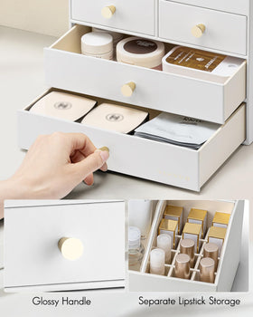 VLANDO large capacity design frees counter space and stores many items