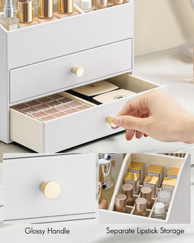 VLANDO removable lipstick holder keeps lip products neatly organized