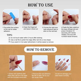 Vlazryk gel glue option offers longer-lasting manicures with secure adhesion.
