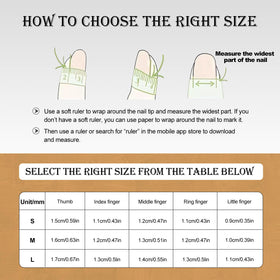 Vlazryk size chart included ensures comfortable fit across nails and reliable wear.