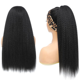 Vligcor glueless none lace front headband wig for quick styling