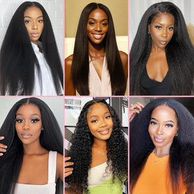 Vlliyava Yaki Kinky Straight clip-in extensions deliver natural texture and added volume with ease.