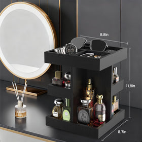 VLXXOI Cologne Organizer three-tier compartments neatly separating items