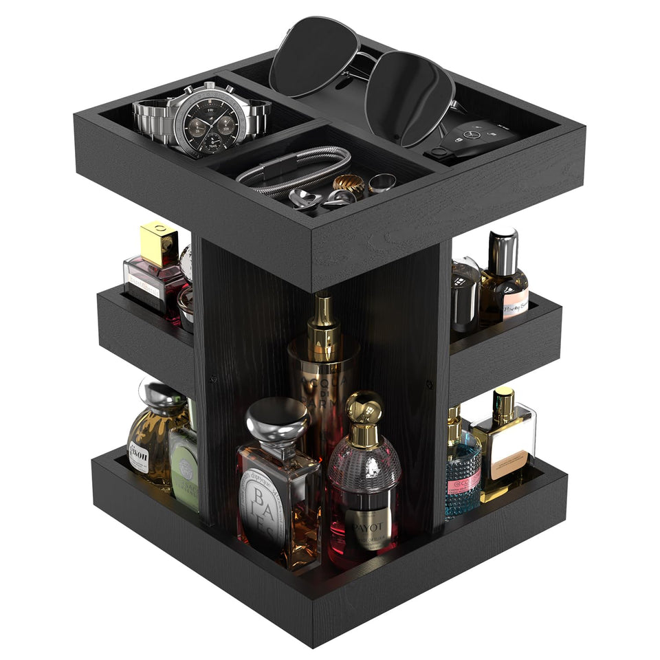 VLXXOI Cologne Organizer with 360° rotation base for convenient bathroom access